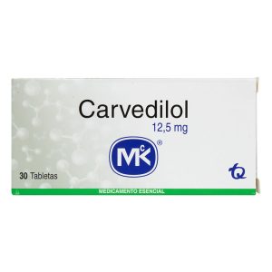 Carvedilol 12.5 Mg 30 Tabletas Mk(M)14820
