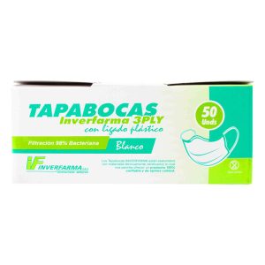 Tapaboca Des Blan.50 Uds Inverfarma