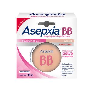 Polvo Compacto Asepxia Bb Claro Mate(Sf)