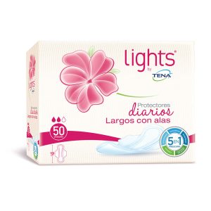 Protector Lights By Tena Largo Alas 50 Unidades