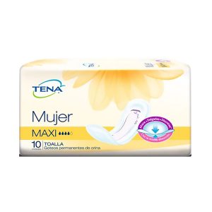 Toalla Tena Mujer Maxi 10 Unidades