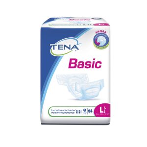 Pañal Tena Basic Grande Tipo Tela 9 Unidades