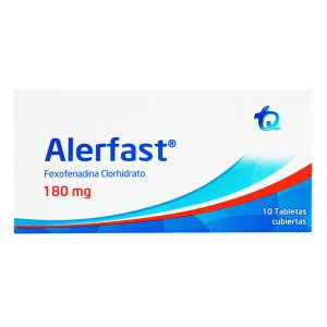Alerfast 180 Mg 10 Tabletas(3%+)