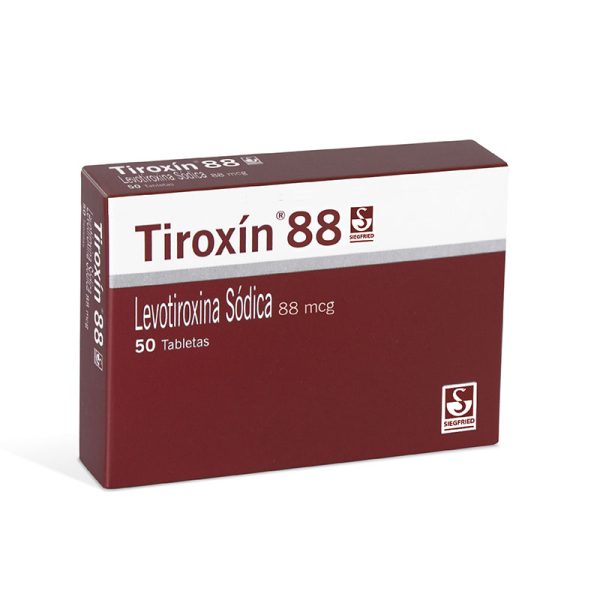 Tiroxin 88 Mcg 50 Tabletas