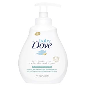 Jabón Dove Baby Líquido Humectación Sensible 400 Ml