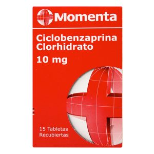 Ciclobenzaprina 10 Mg. 15 Tabletas Momenta